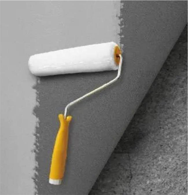 卫生间用三组份亮彩高强防水浆料做防水